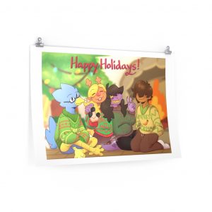 Holidays From Deltarune - Premium Matte Poster