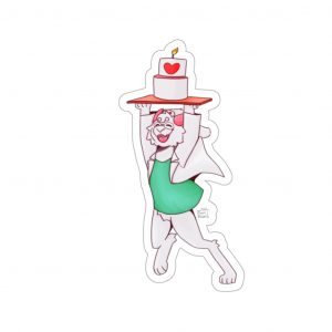 Ralsei's Tender Loving Care - Kiss-Cut Sticker