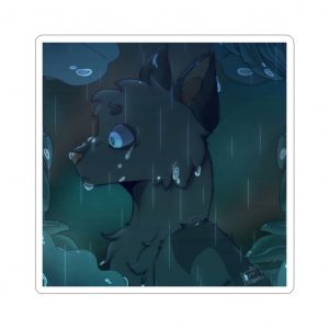 Ashfur in the Rain - Kiss-Cut Stickers